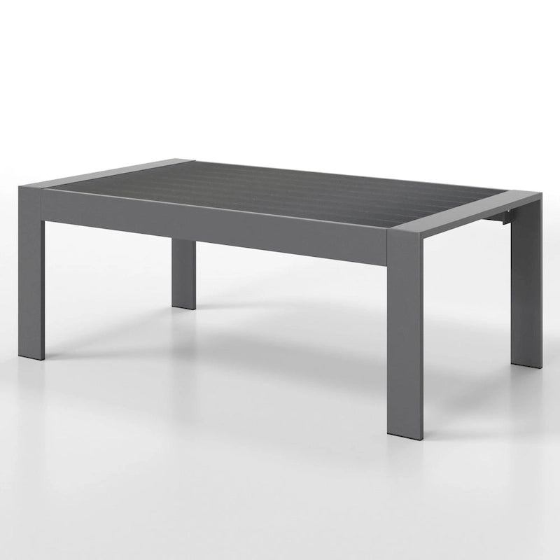 Table basse d'extérieur en aluminium tout temps