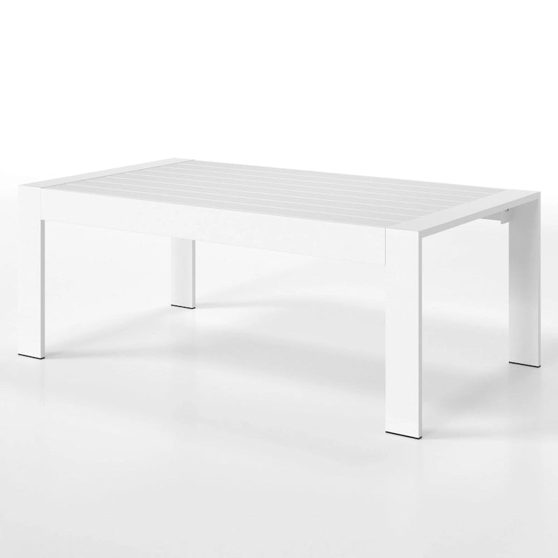 Table basse d'extérieur en aluminium tout temps