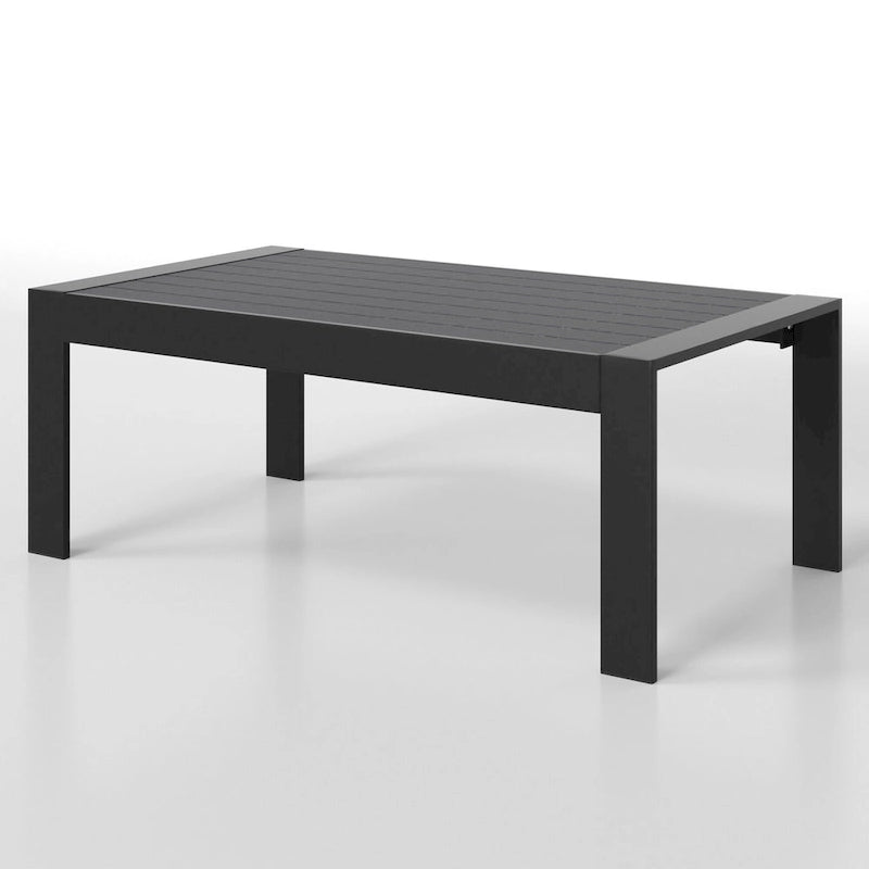 Table basse d'extérieur en aluminium tout temps