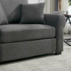 Fauteuil oversize en chenille moderne