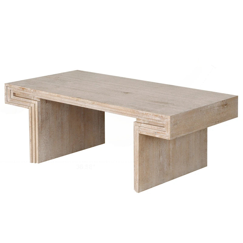 Table basse industrielle vintage de qualité supérieure avec structure à double niveau pour les salons et les bureaux