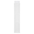 Lit escamotable tout-en-un avec bureau, coiffeuse et garde-robe, format Queen