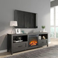 Meuble TV Cheminée WESOME 70 avec Foyer Électrique de 18 pouces