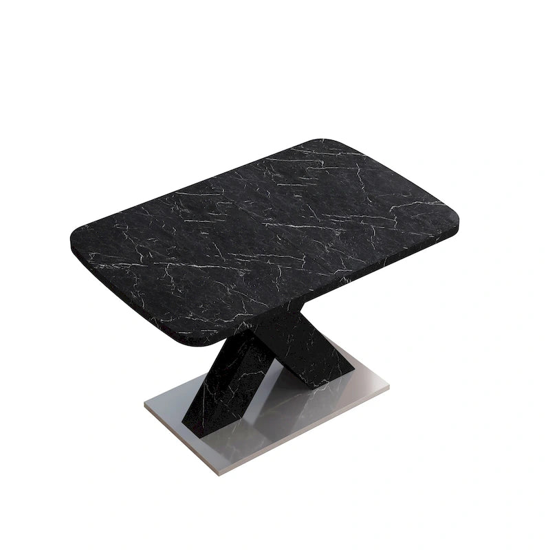 Table à manger carrée extensible moderne