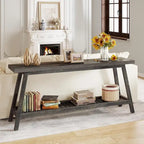 Table de console d'entrée extra longue, table console de 180 cm