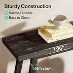 Table de console d'entrée extra longue, table console de 180 cm