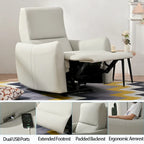 Fauteuil inclinable électrique mural, petit siège de cinéma maison avec soutien lombaire, canapé inclinable simple pour le salon