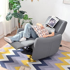 Fauteuil inclinable électrique mural, petit siège de cinéma maison avec soutien lombaire, canapé inclinable simple pour le salon