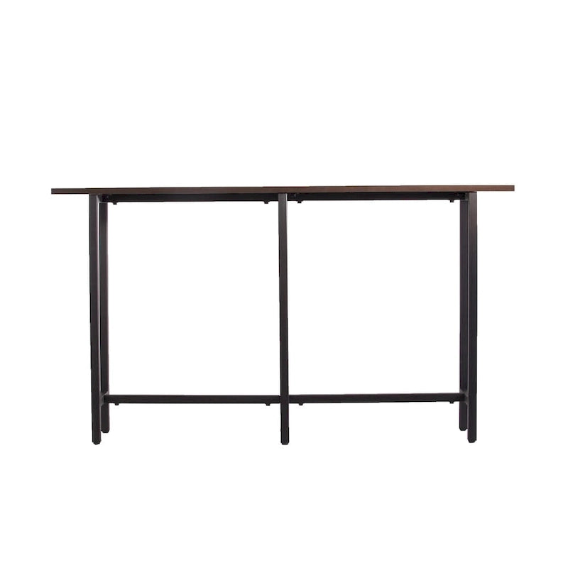 Console étroite et longue – Noir mat et Espresso