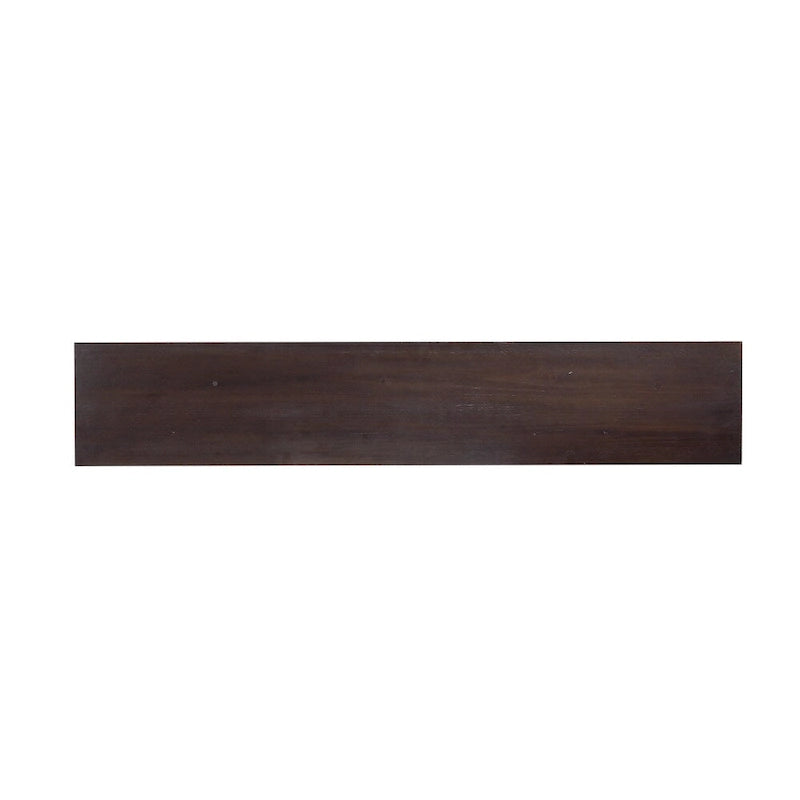 Console étroite et longue – Noir mat et Espresso