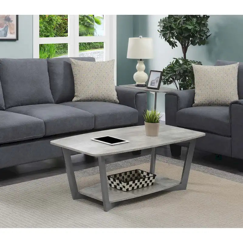  Graystone Coffee Table with Shelf
