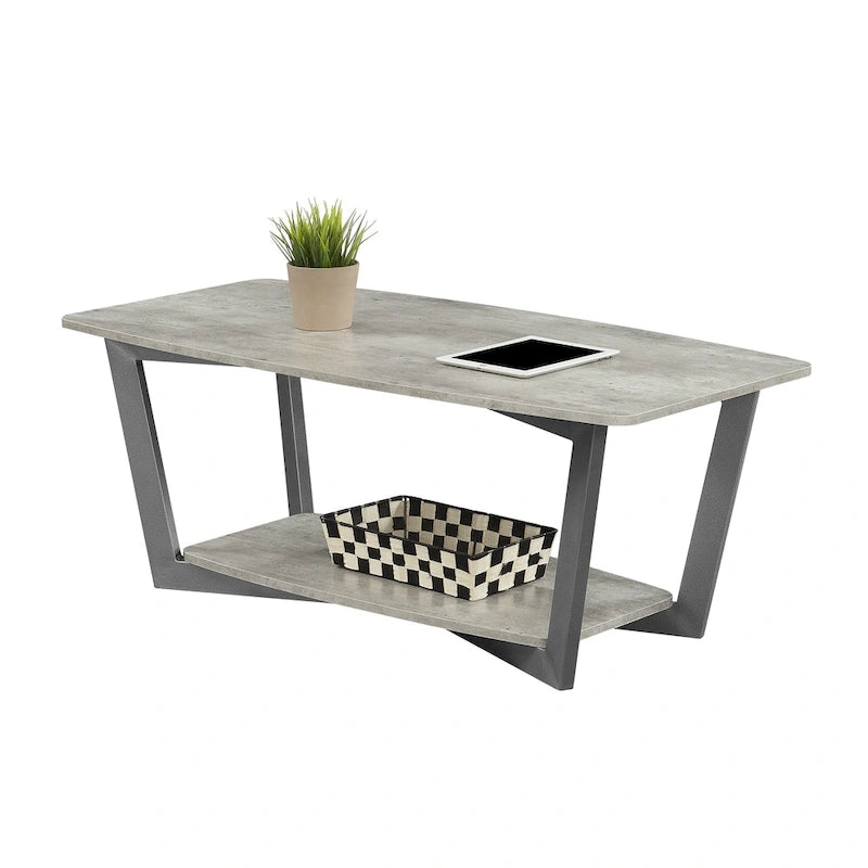 Table basse Graystone avec étagère