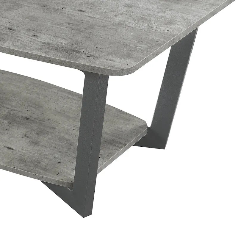 Table basse Graystone avec étagère