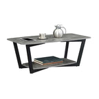 Table basse Graystone avec étagère