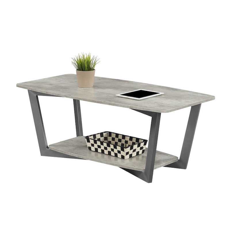 Table basse Graystone avec étagère