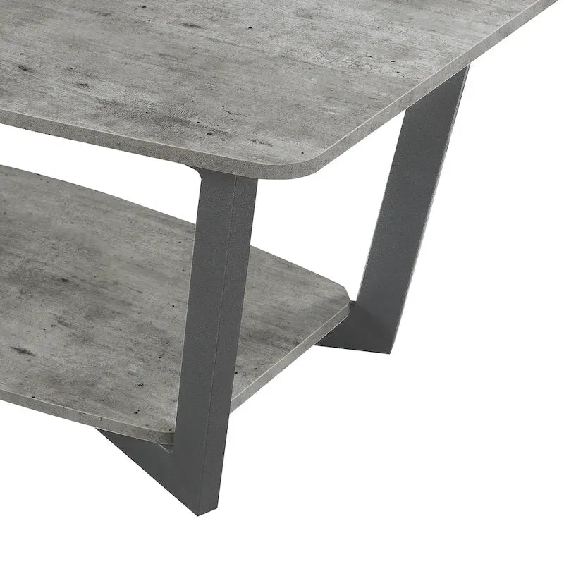 Table basse Graystone avec étagère