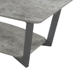 Table basse Graystone avec étagère