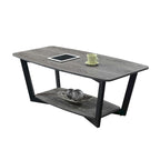 Table basse Graystone avec étagère