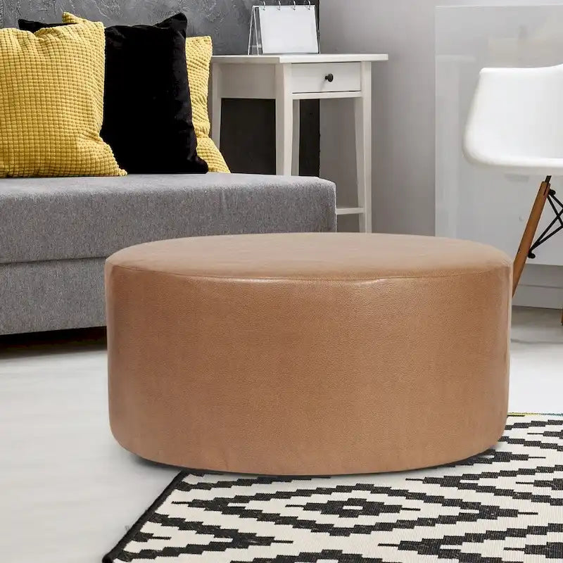 Pouf rond universel Allan Andrews 36 avec housse, collection Avanti