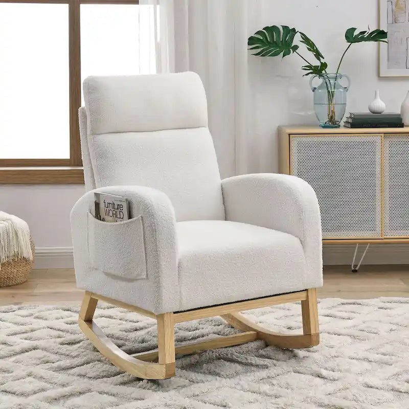 Fauteuil à bascule de salon