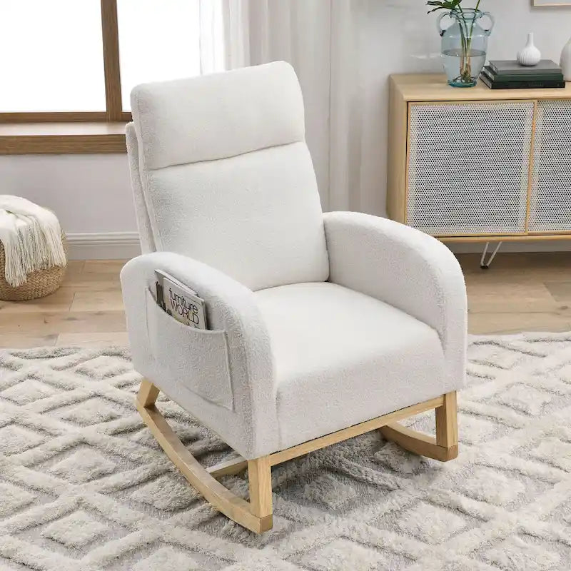 Fauteuil à bascule de salon