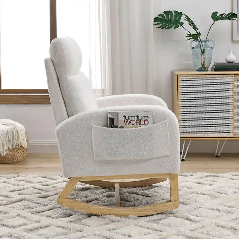 Fauteuil à bascule de salon