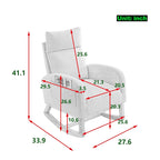 Fauteuil à bascule de salon