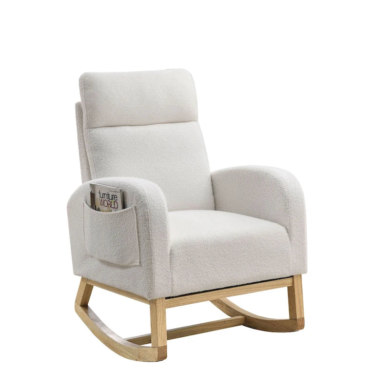 Fauteuil à bascule de salon