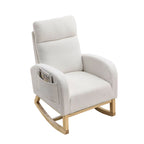Fauteuil à bascule de salon