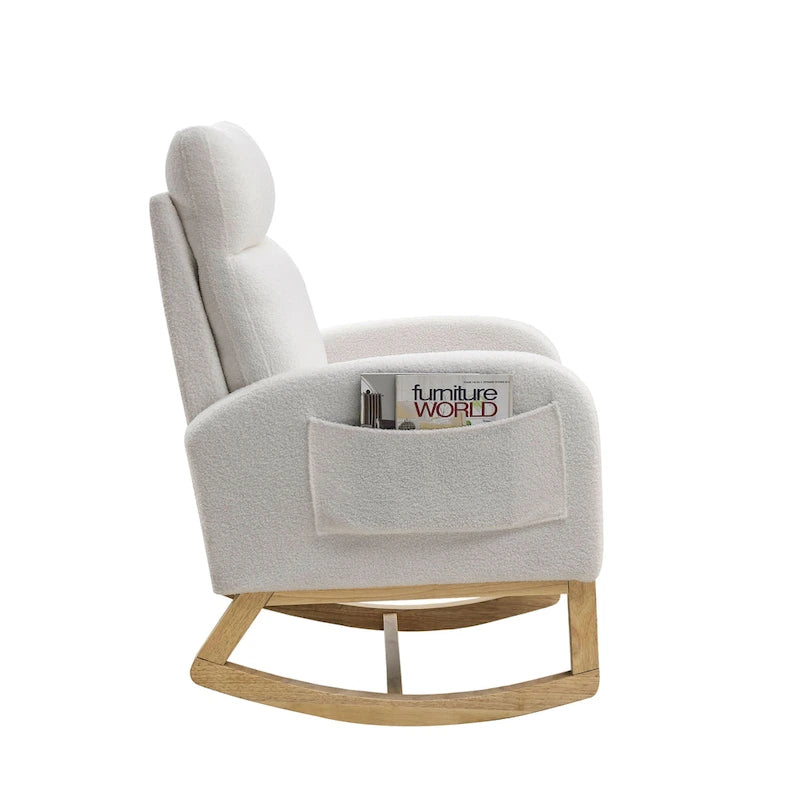 Fauteuil à bascule de salon