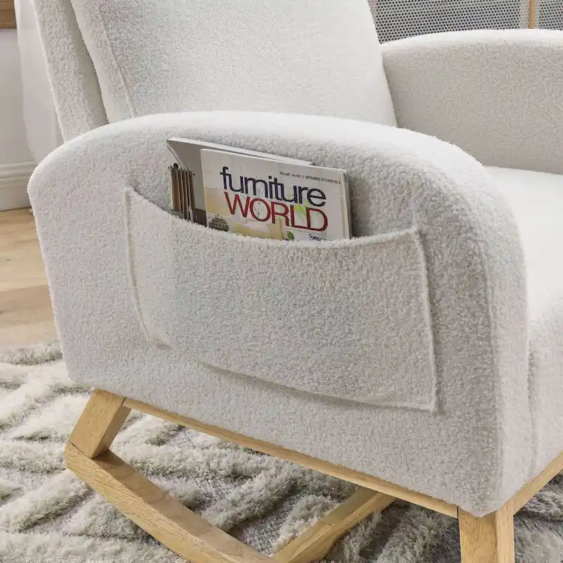 Fauteuil à bascule de salon