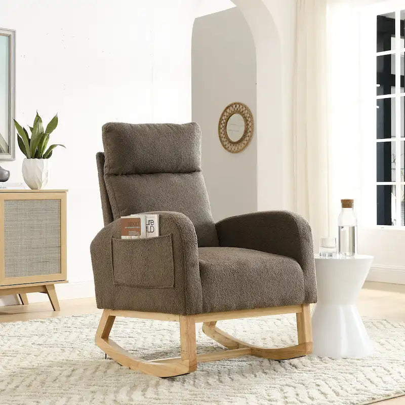 Fauteuil à bascule de salon