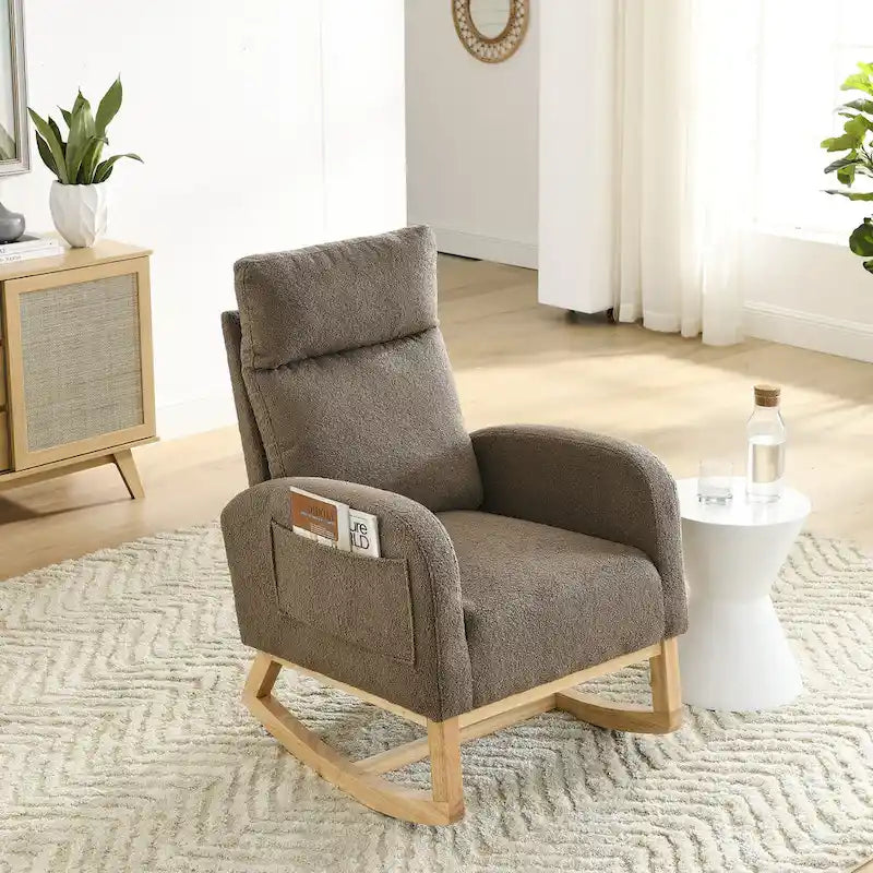 Fauteuil à bascule de salon