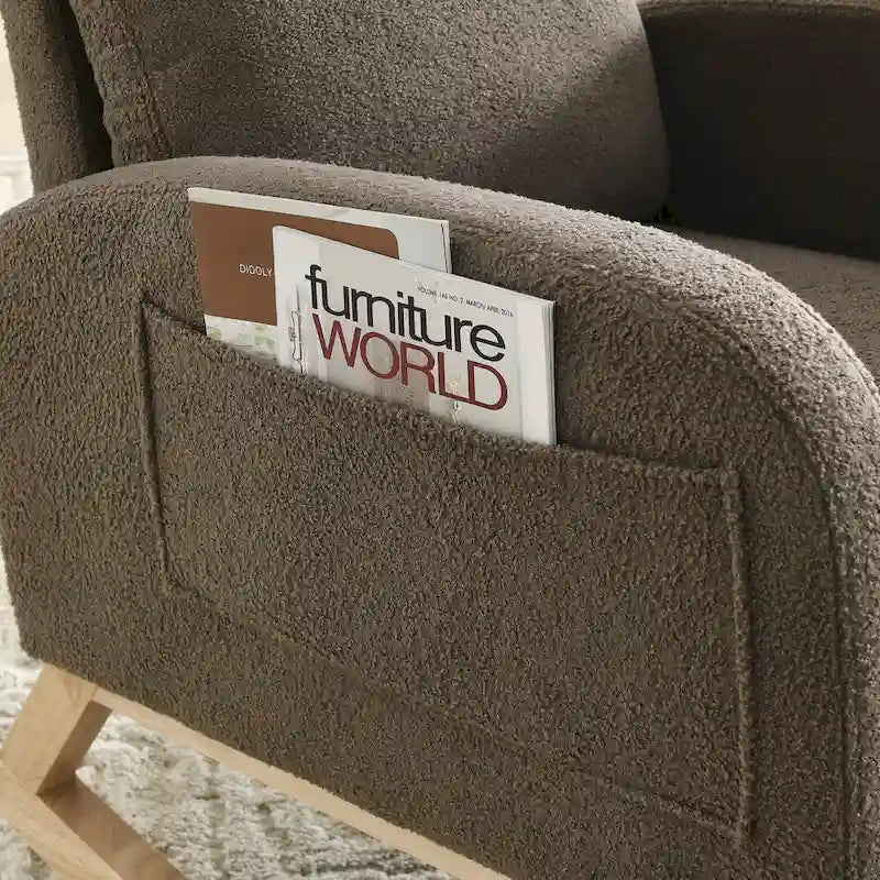 Fauteuil à bascule de salon