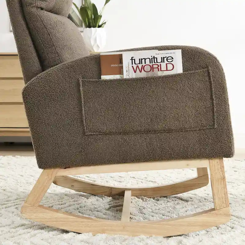 Fauteuil à bascule de salon
