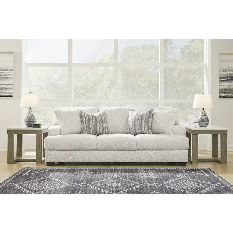 Signature Design by Brebryan White Sofa - 95W x 45D x 39H