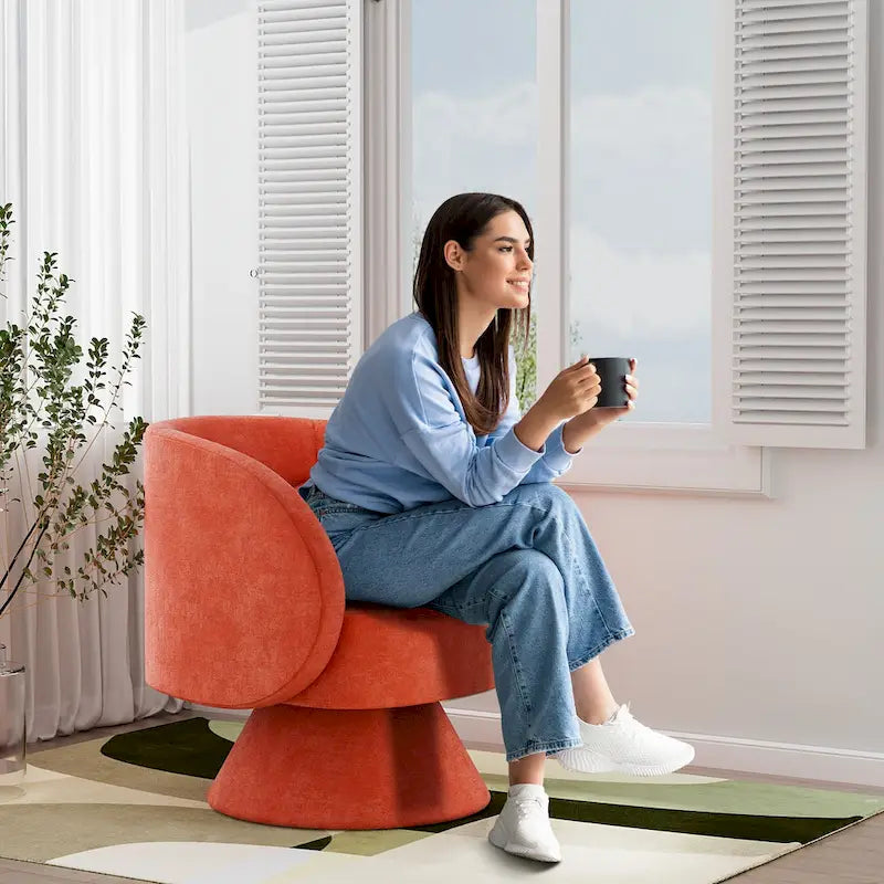 Fauteuil Crapaud Pivotant à 360 Degrés