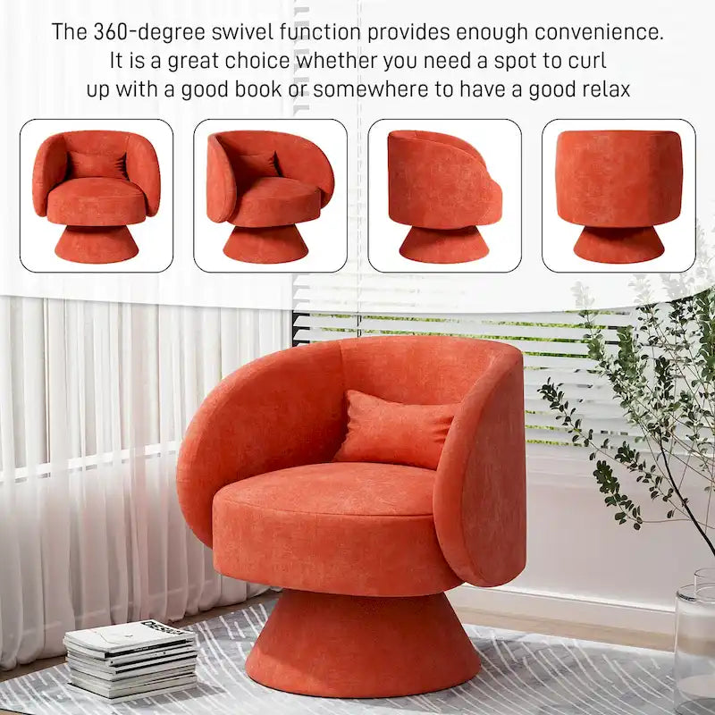 Fauteuil Crapaud Pivotant à 360 Degrés