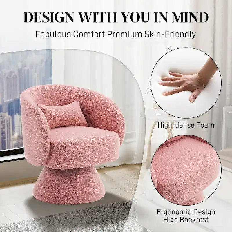Fauteuil Crapaud Pivotant à 360 Degrés