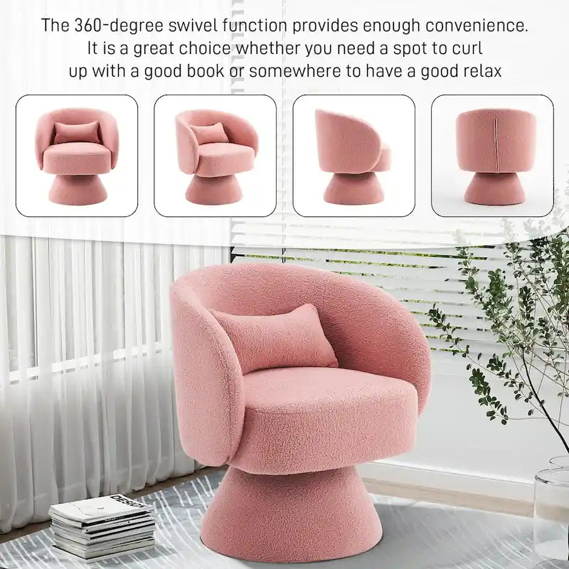 Fauteuil Crapaud Pivotant à 360 Degrés