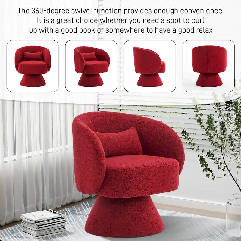 Fauteuil Crapaud Pivotant à 360 Degrés