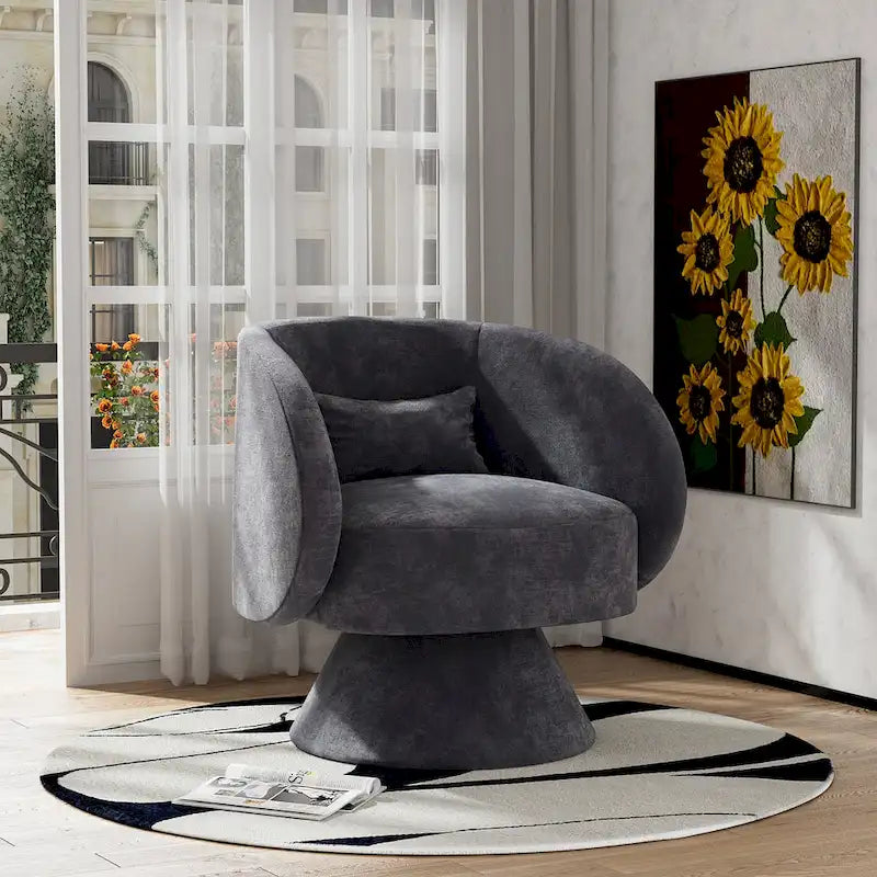 Fauteuil Crapaud Pivotant à 360 Degrés