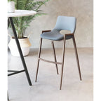 Tabouret de bar Desi noir et noyer
