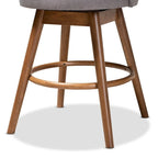 Ensemble de 2 tabourets de comptoir pivotants de style Mid-Century Modern