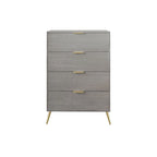 Commode contemporaine en bois à 4 tiroirs CraftPorch