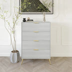 Commode contemporaine en bois à 4 tiroirs CraftPorch