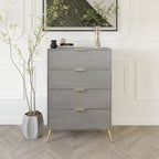 Commode contemporaine en bois à 4 tiroirs CraftPorch
