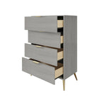 Commode contemporaine en bois à 4 tiroirs CraftPorch