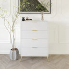Commode contemporaine en bois à 4 tiroirs CraftPorch