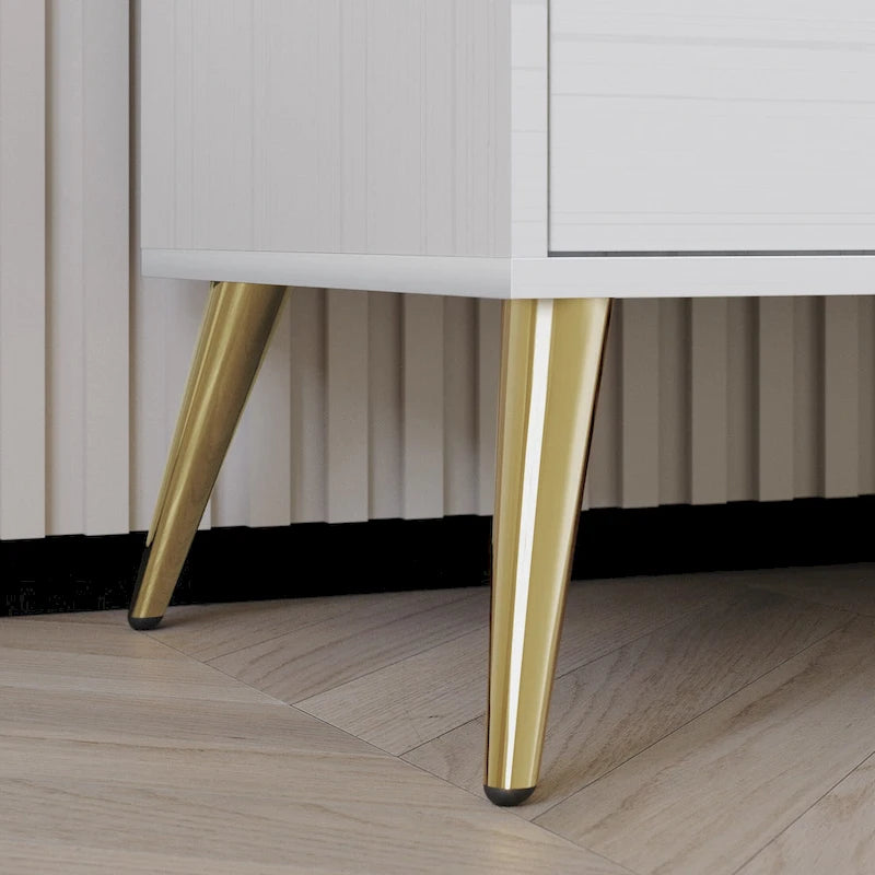Commode contemporaine en bois à 4 tiroirs CraftPorch